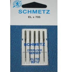 Голки Schmetz для оверлоків стандарту EL*705 №80