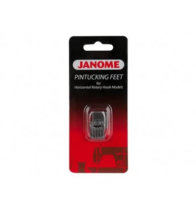 Комплект лапок Janome для защипів (5 і 7 жолобів) LB 0001