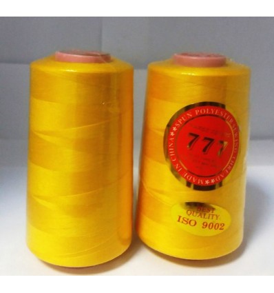Нитки 777 40/2 цвет желтый (029)