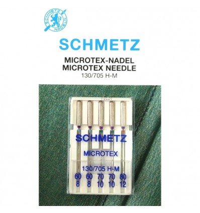 Голки Schmetz Microtex №60-80, набір