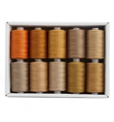 Набор цветных ниток для шитья №10 (10 шт)