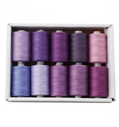 Набор цветных ниток для шитья №9 (10 шт)