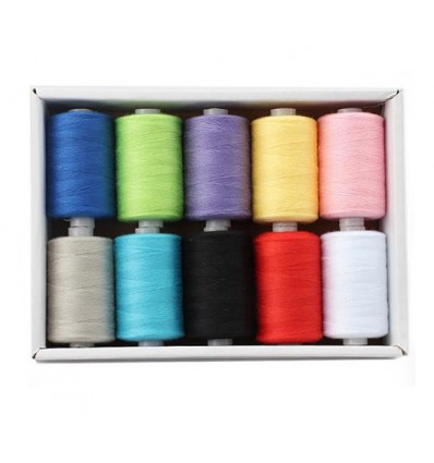 Набор цветных ниток для шитья №1 (10 шт)