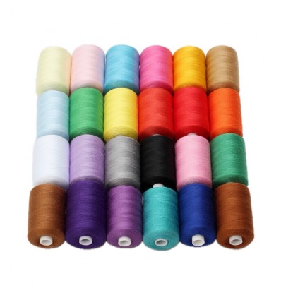 Набор цветных ниток для шитья SK 04 (24 шт)