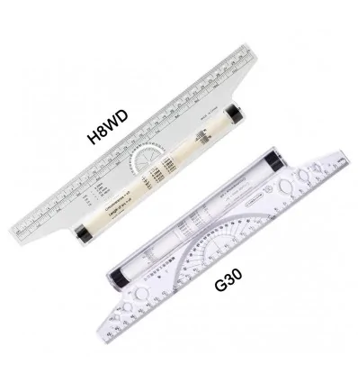 Лінійка-рейсшина з пластиковим роликом