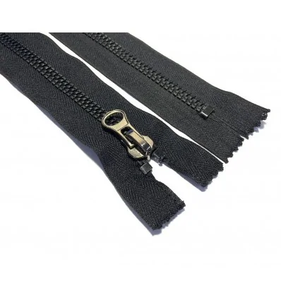 Молния тракторная 19 см неразъемная черная (тип 8)