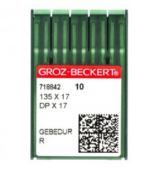 Голки Groz-Beckert DPx17 GEBEDUR промислові з титановим покриттям (уп/10шт)