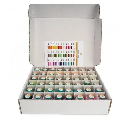 Набір ниток для машинной вишивки, 48 кольорів