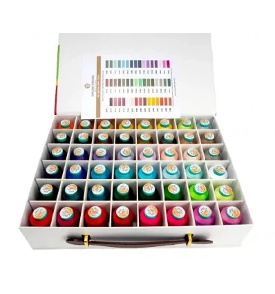 Набор ниток для вышивки, 48 цветов