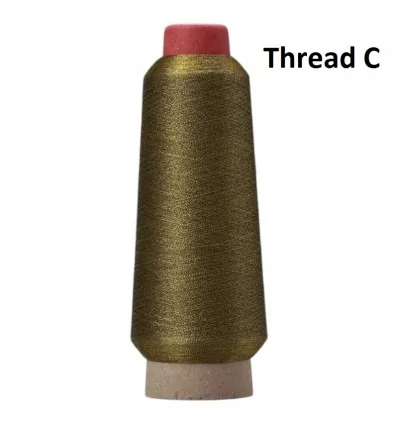 Металізована вишивальна нитка 150D/2 Thread C