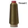 Металізована вишивальна нитка 150D/2 Thread C